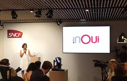 法国国营高铁TGV更名为“inOui”，全新LOGO亮相车