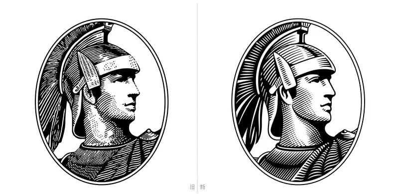 优化前后的"百夫长(centurion)"logo美国运通统一后的整体视觉元素